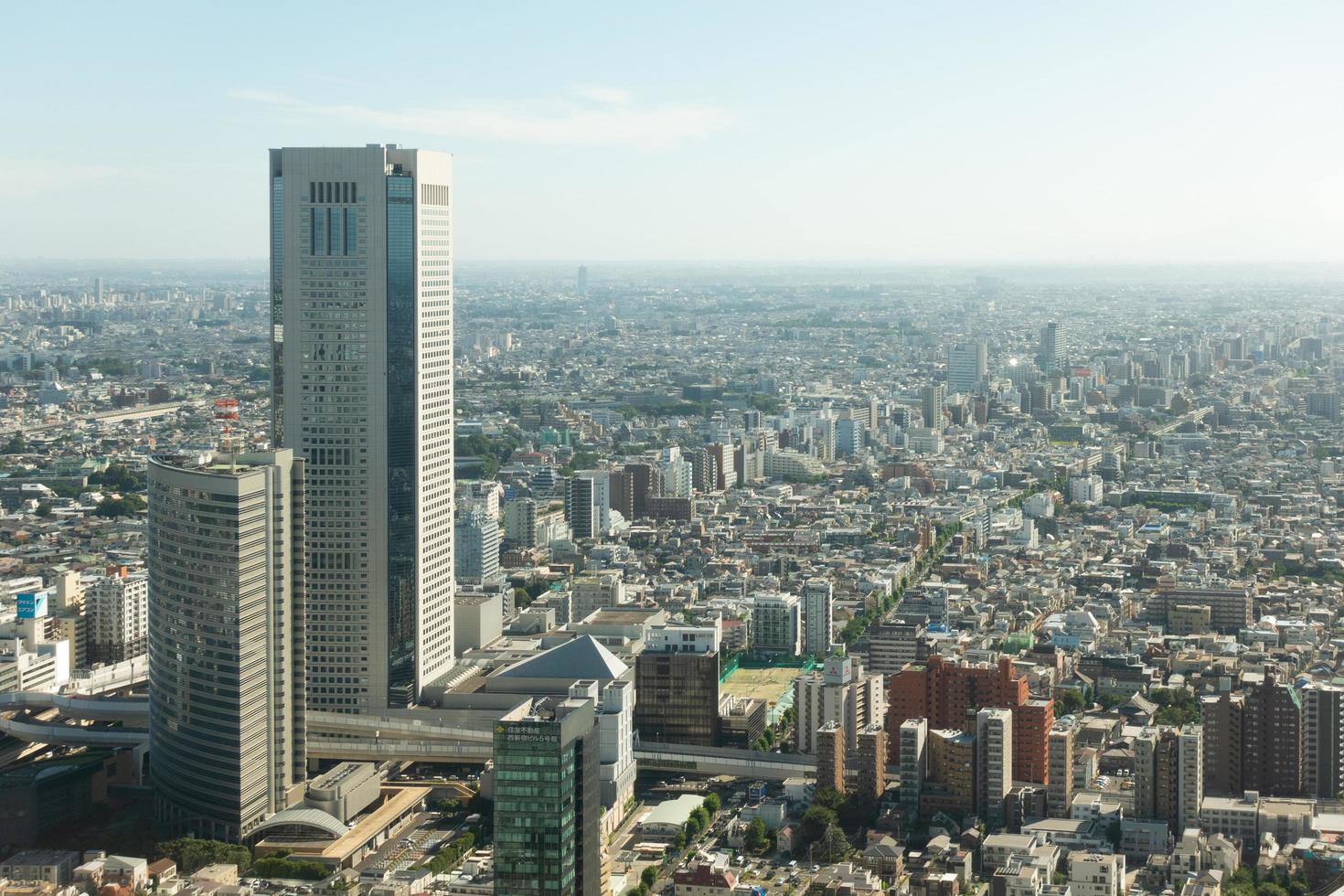 paesaggio urbano della città di tokyo foto