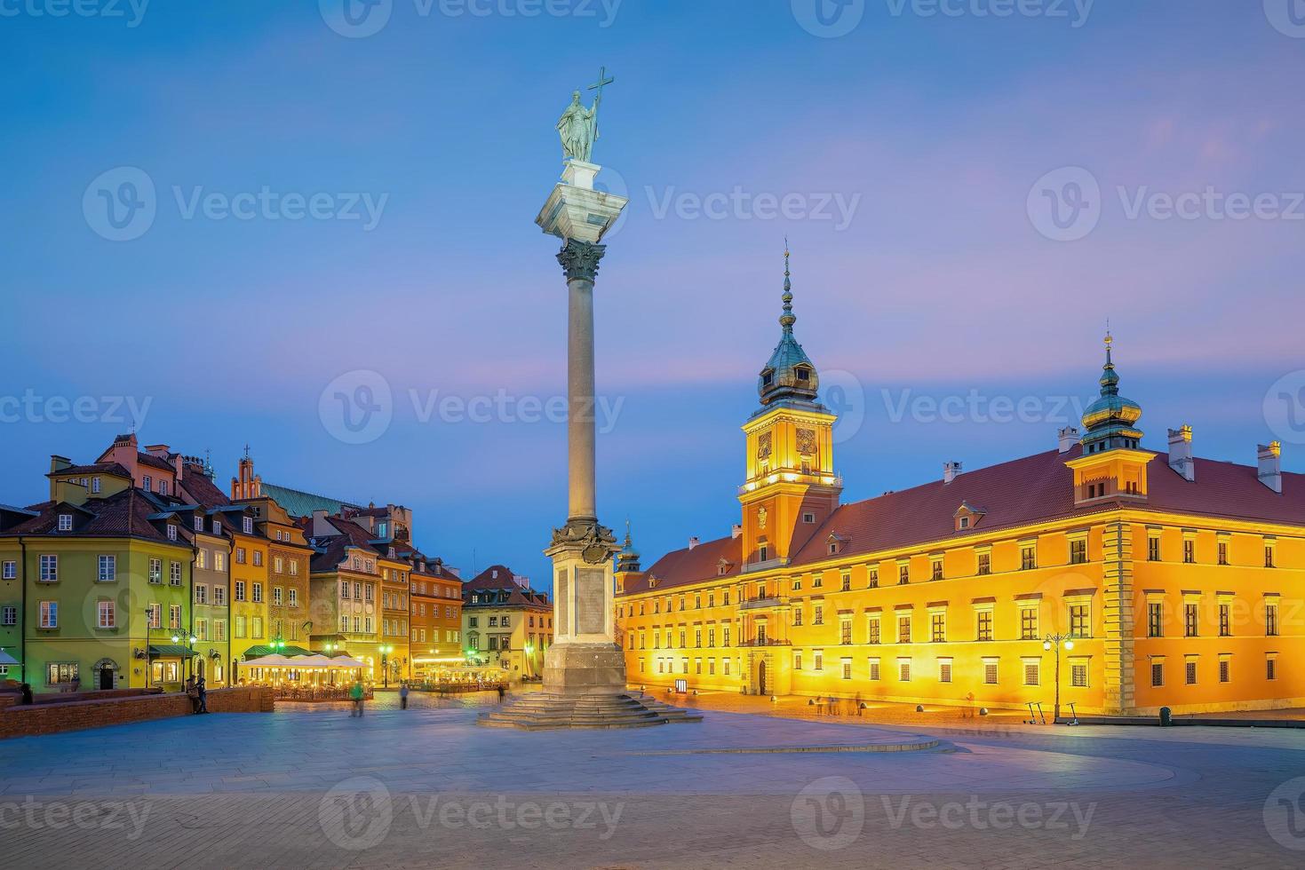 vecchio cittadina nel varsavia, paesaggio urbano di Polonia foto