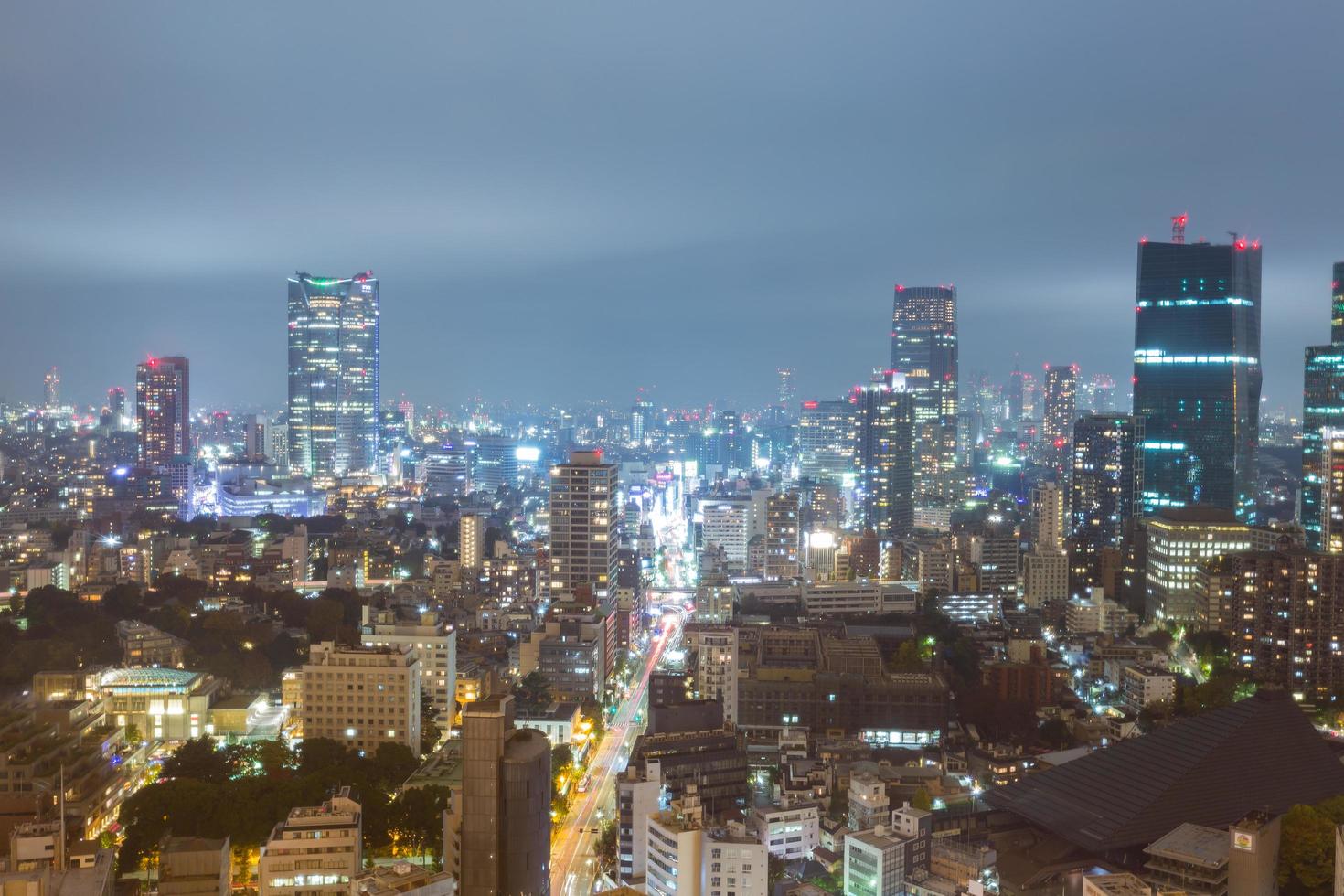 tokyo city di notte foto