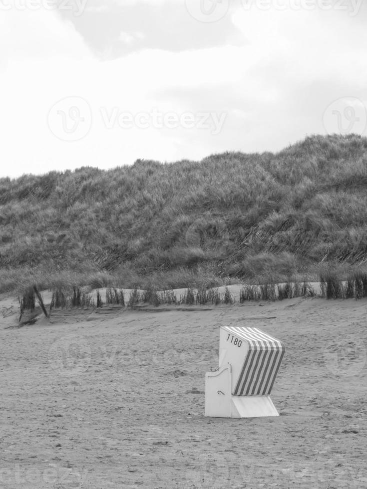 norderney isola nel il nord mare foto