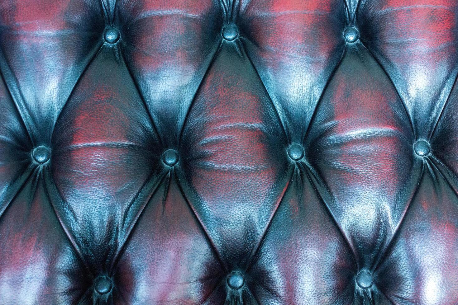 primo piano della pelle del divano per texture o sfondo foto