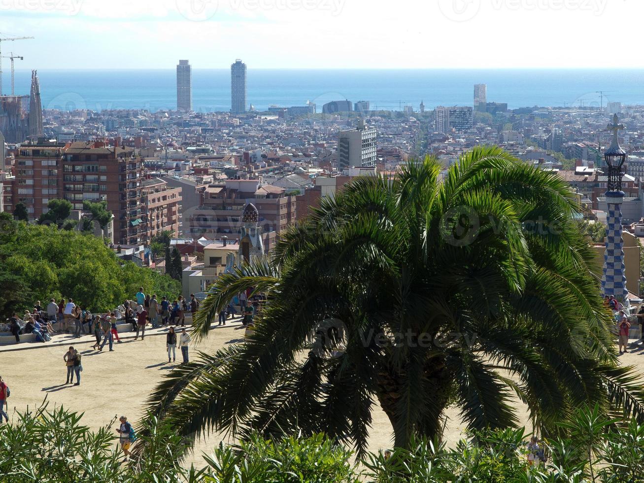 la città di Barcellona foto