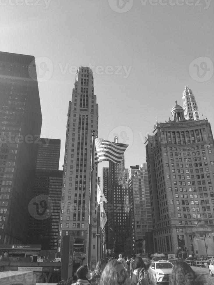 Chicago città nel il Stati Uniti d'America foto