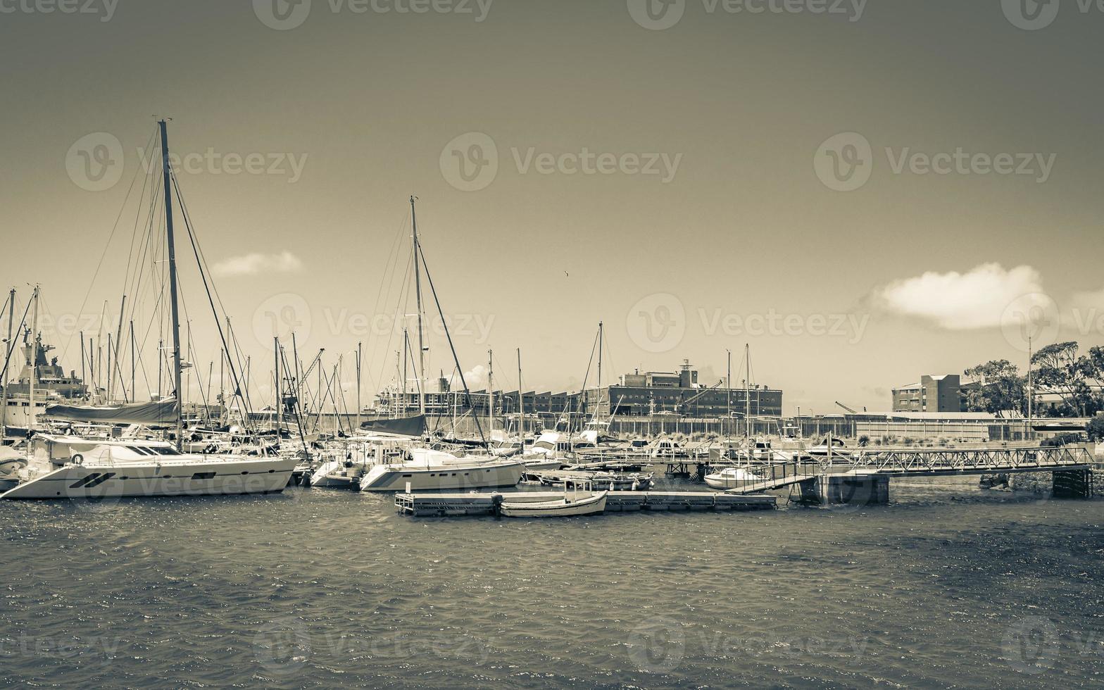 porto yachts false bay città di simons città del capo sud africa. foto