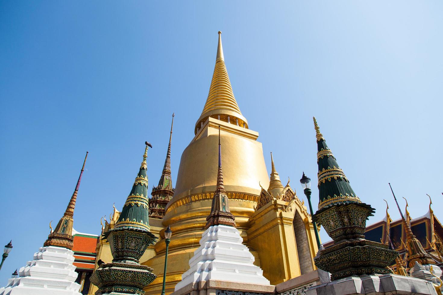 tempio di wat phra kaew a bangkok foto