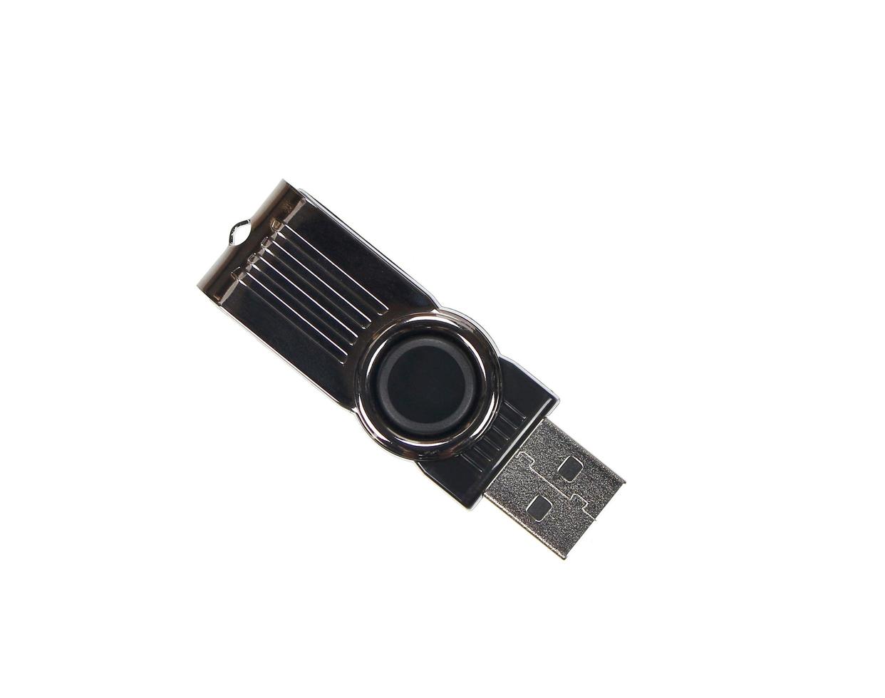 chiavetta usb nera foto