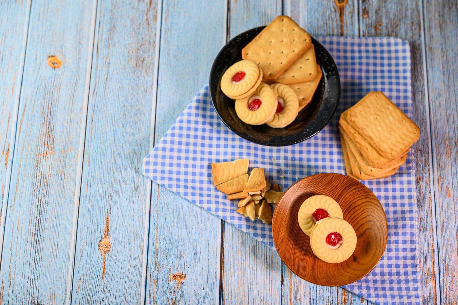 biscotti e cracker foto