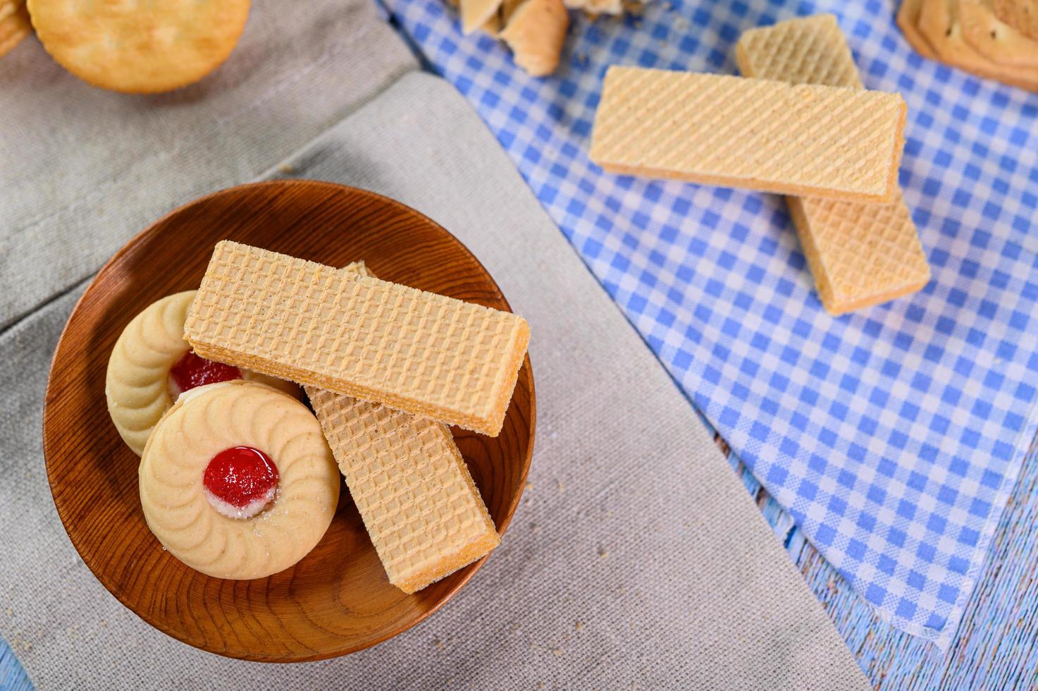 biscotti e cracker foto