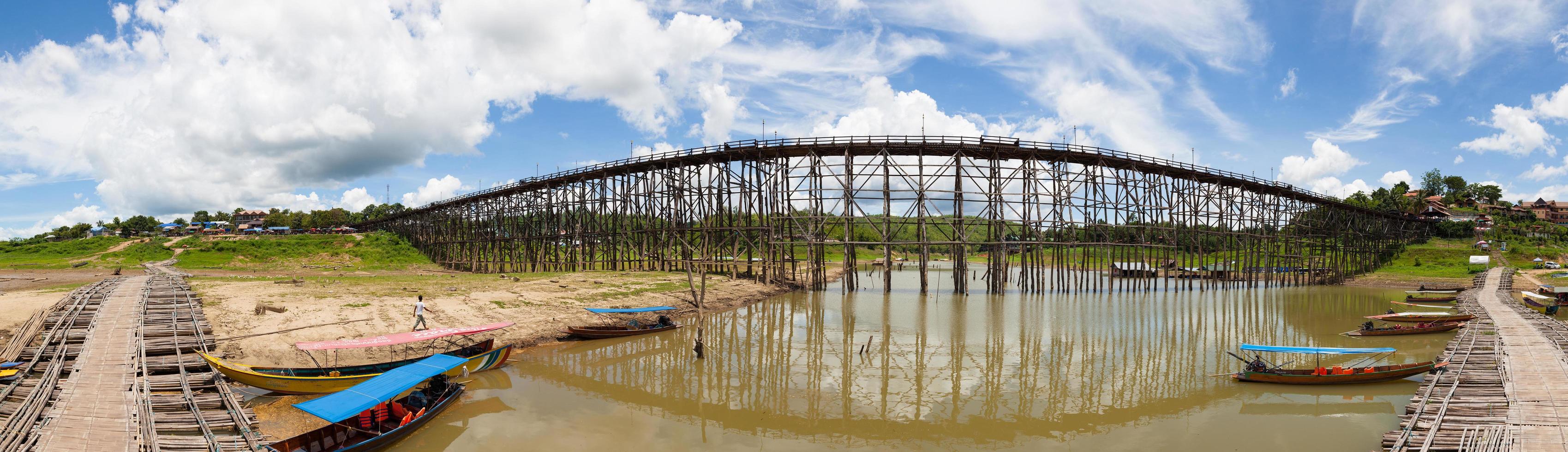 ponte sagklaburi in thailandia foto