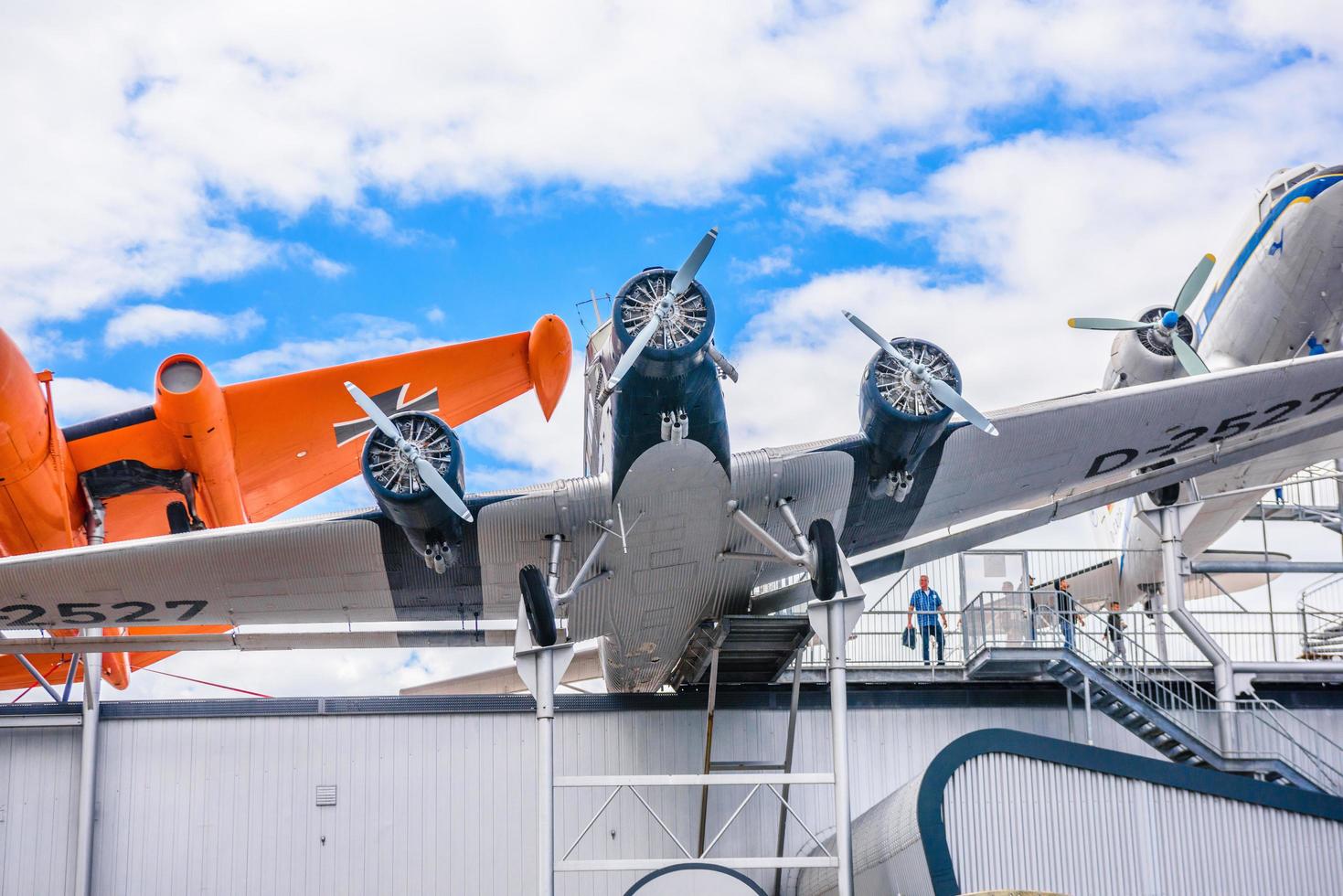 sinsheim, Germania - Mai 2022 canberra b.2, junker ju 52 3m, douglas dc-3 foto