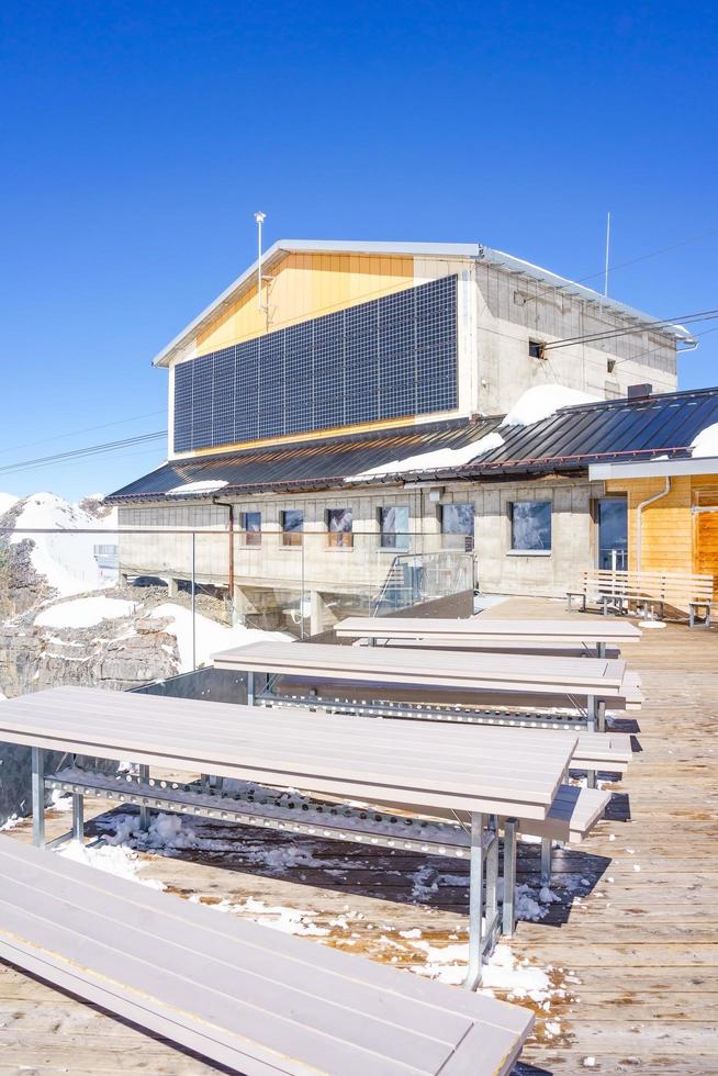 stazione di birg nelle alpi svizzere a murren foto