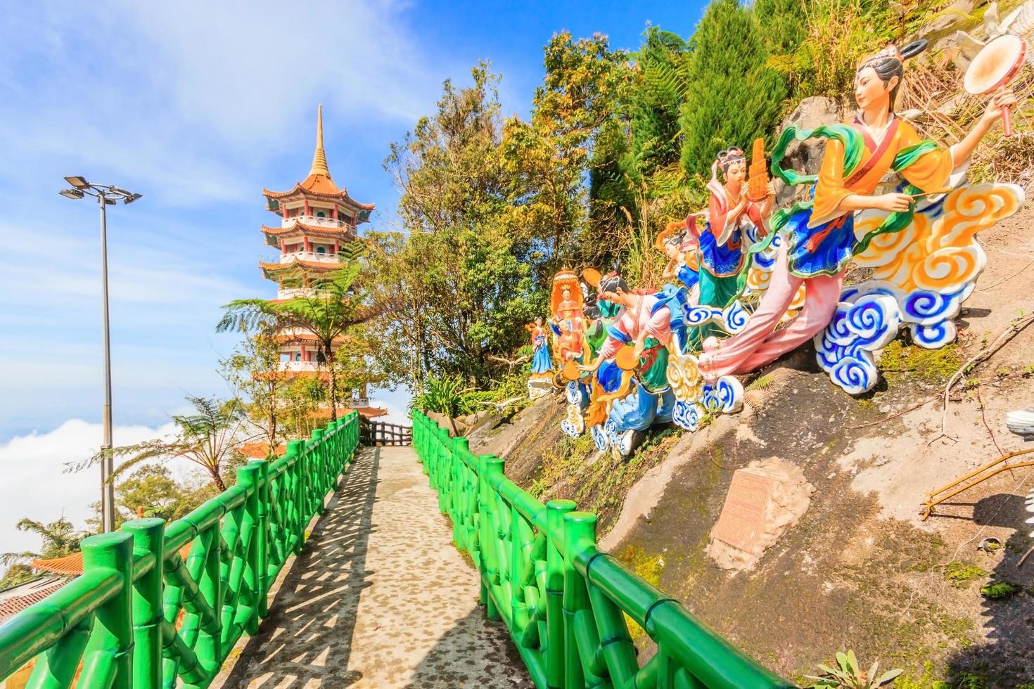 chin swee temple, vicino a kuala lumpur, malesia foto