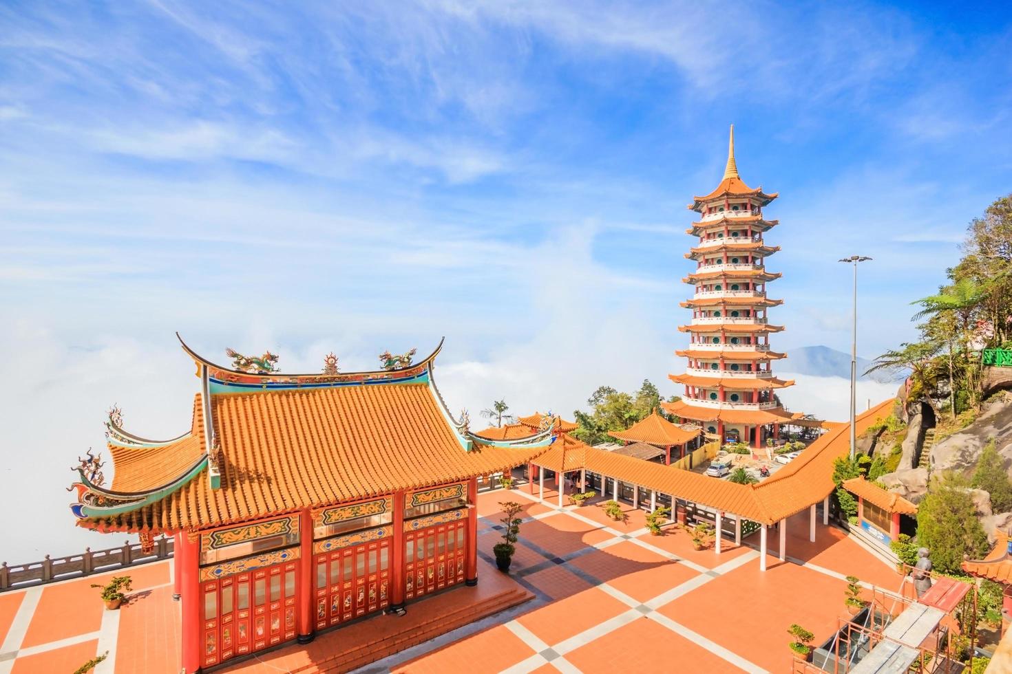 chin swee temple, vicino a kuala lumpur, malesia foto