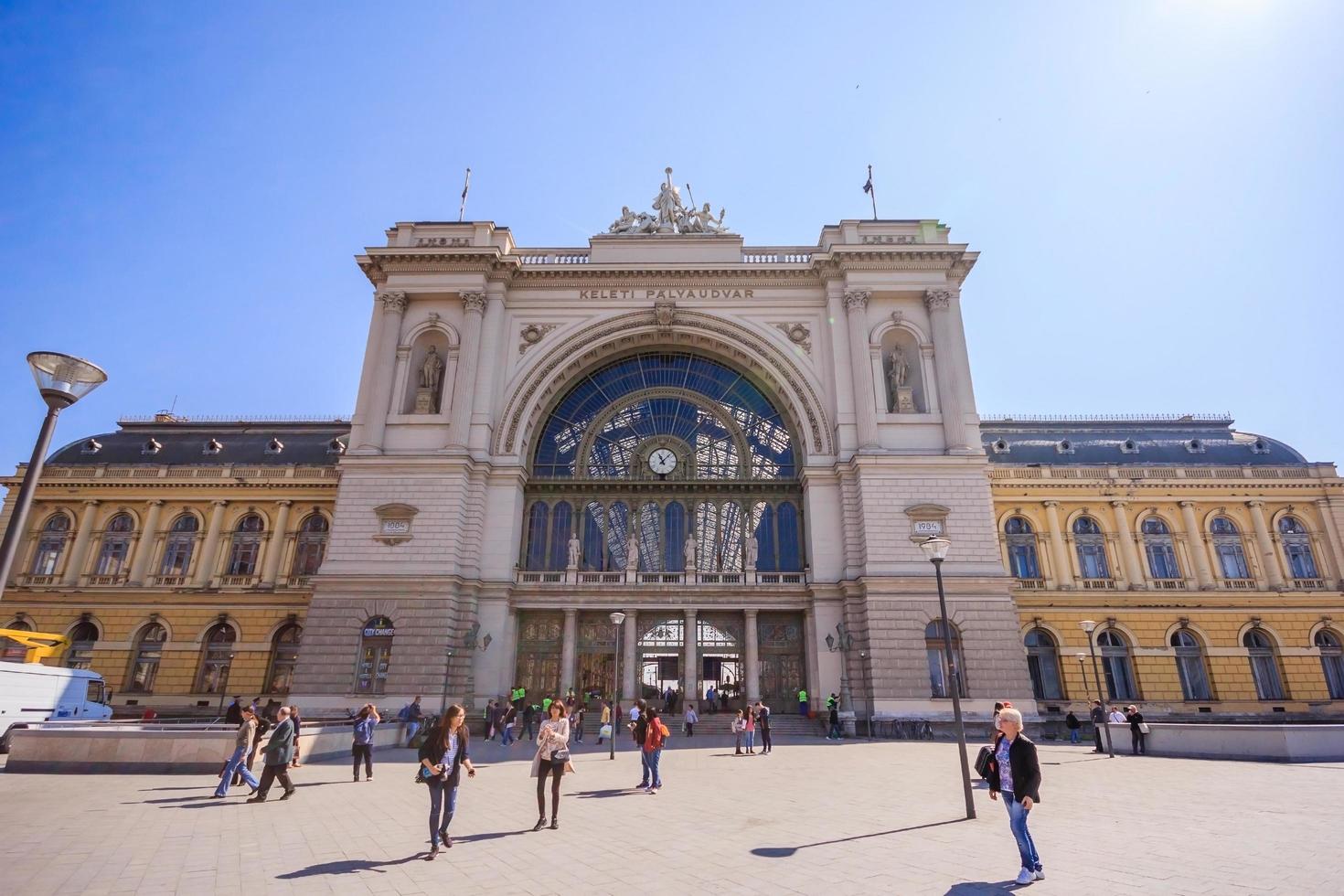 stazione keleti a budapest, ungheria, 2016 foto