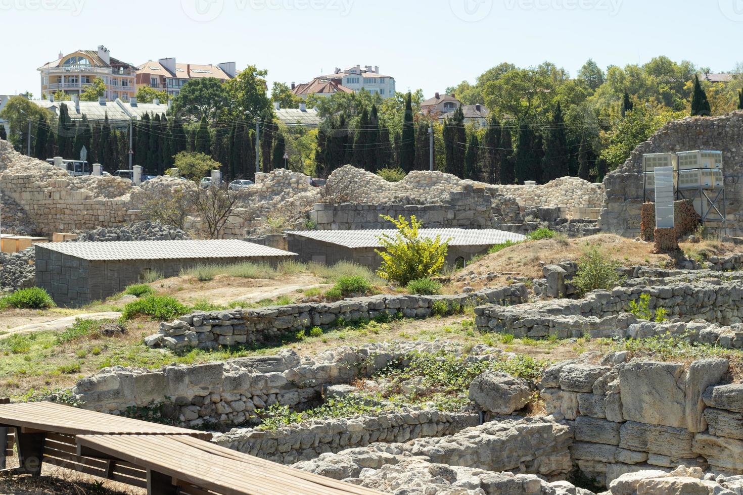 antico greco antico scavi taurico cherson foto