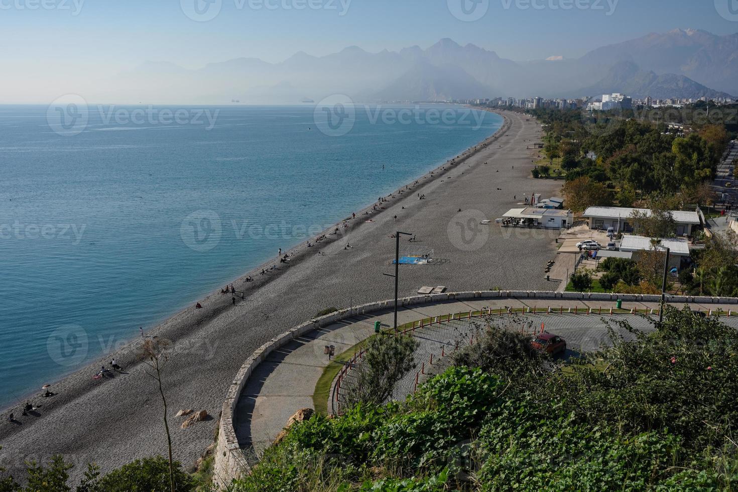 konyaalti spiaggia nel antalya città, turkiye foto