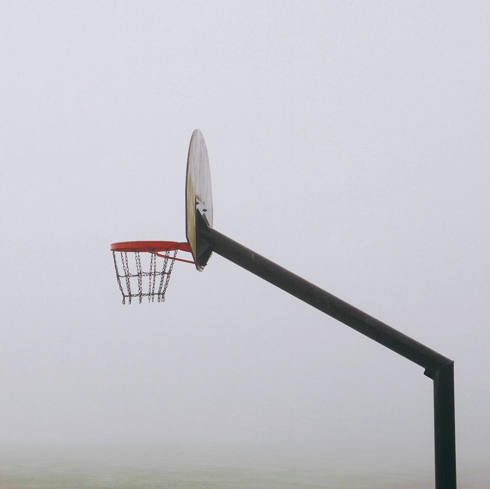 canestro da basket di strada foto