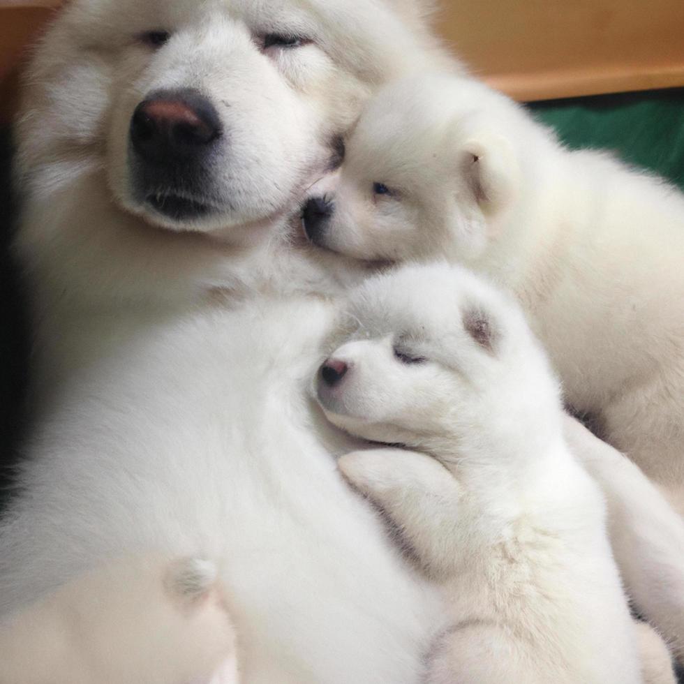 carino con cane foto