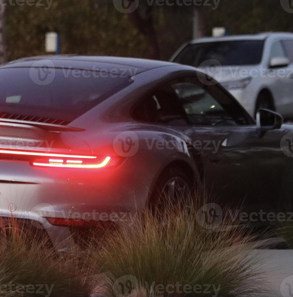 lusso gli sport auto su vicino nel dettaglio senza marchio foto