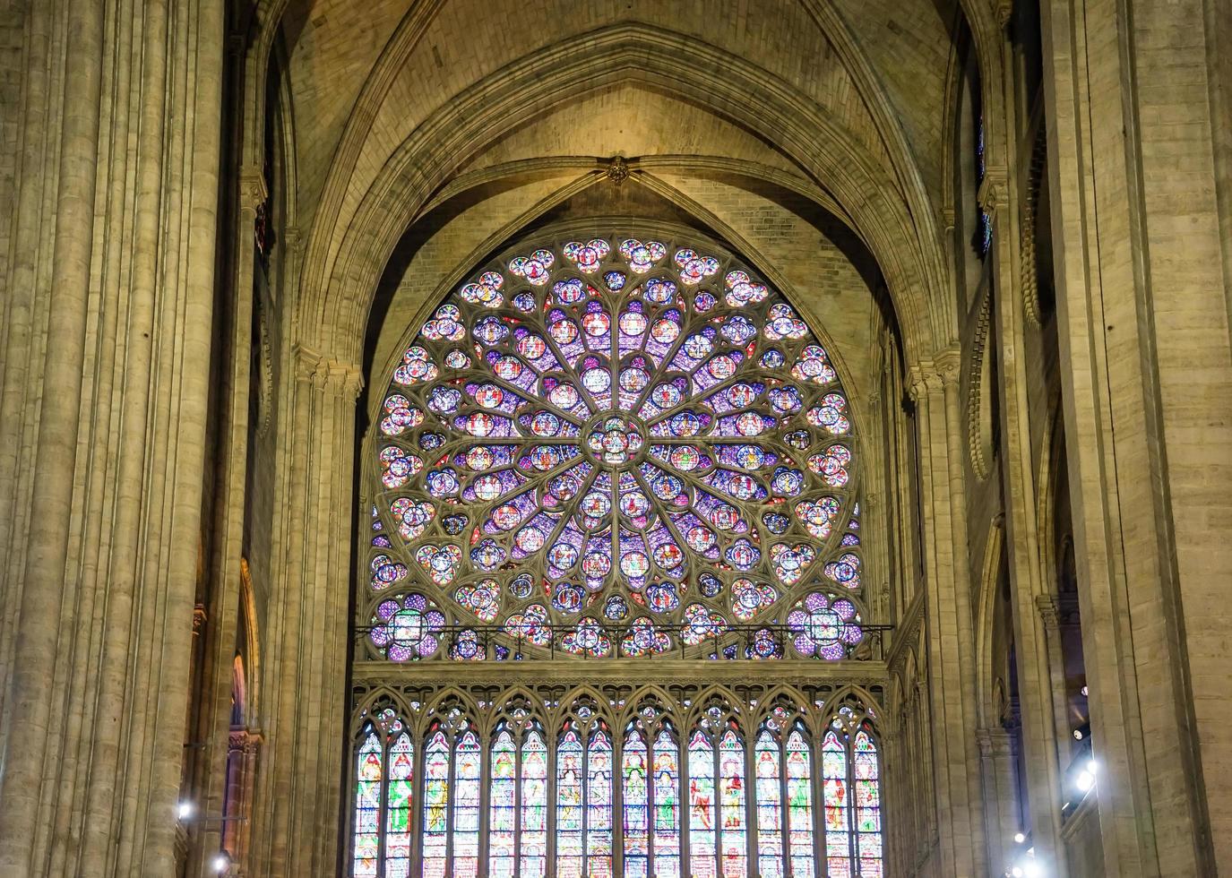 cattedrale di notre dame de paris, francia foto