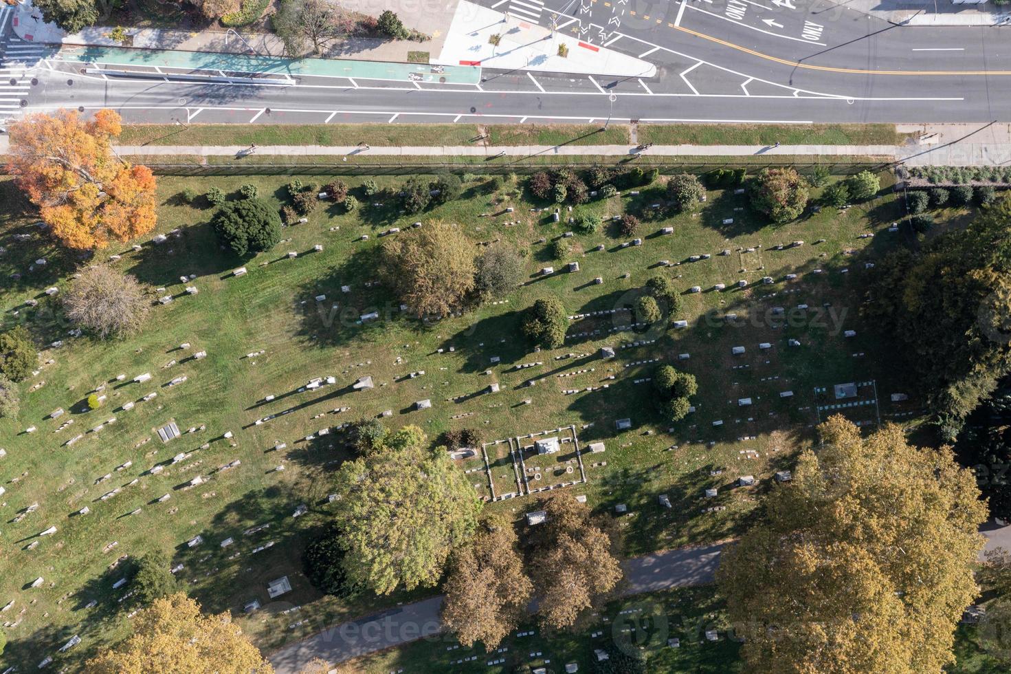 aereo strade Visualizza lungo oceano Parkway nel brooklyn, nuovo york. foto