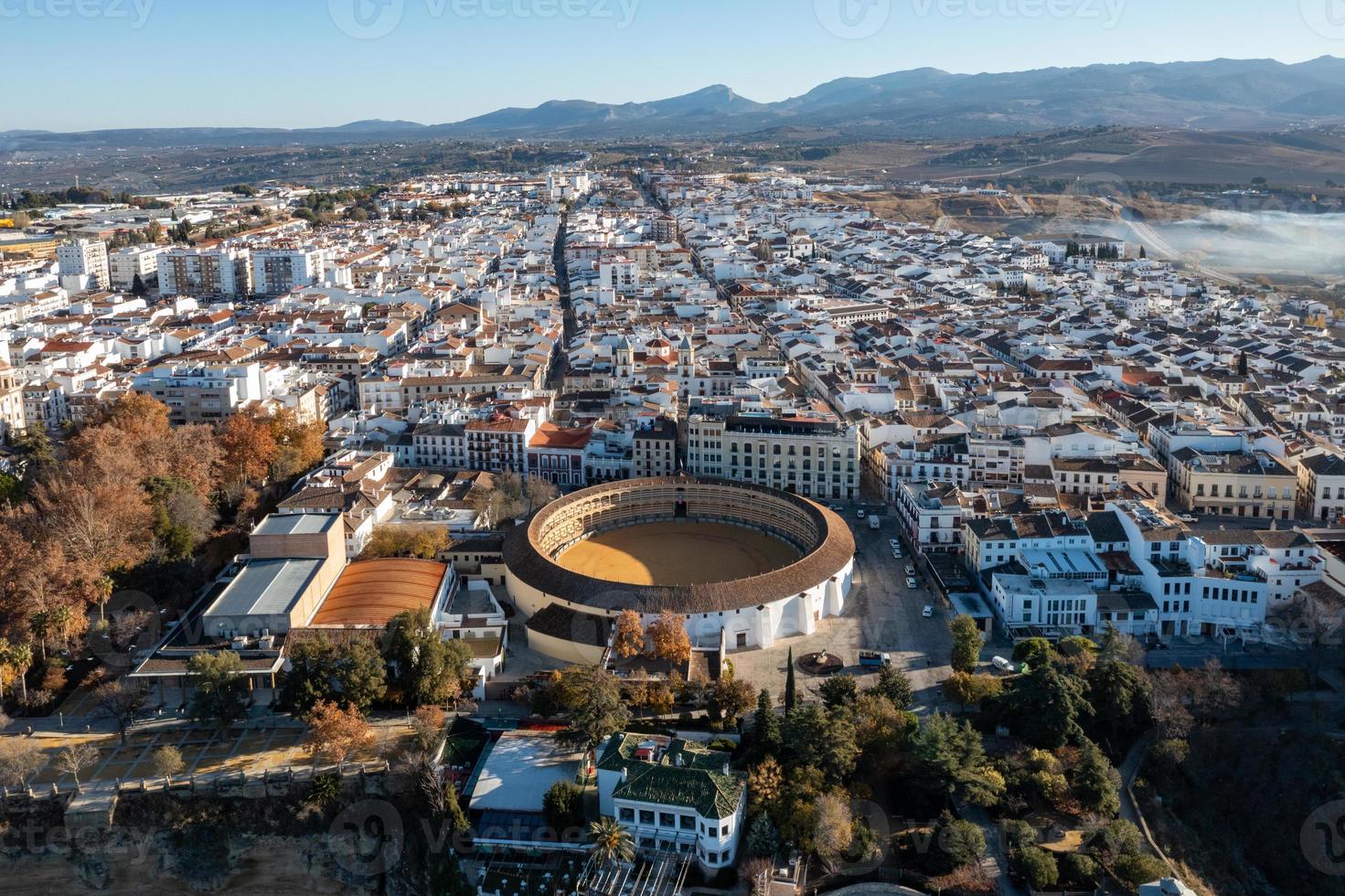 arena di il reale cavalleria di ronda aereo Visualizza a Alba nel Spagna. foto