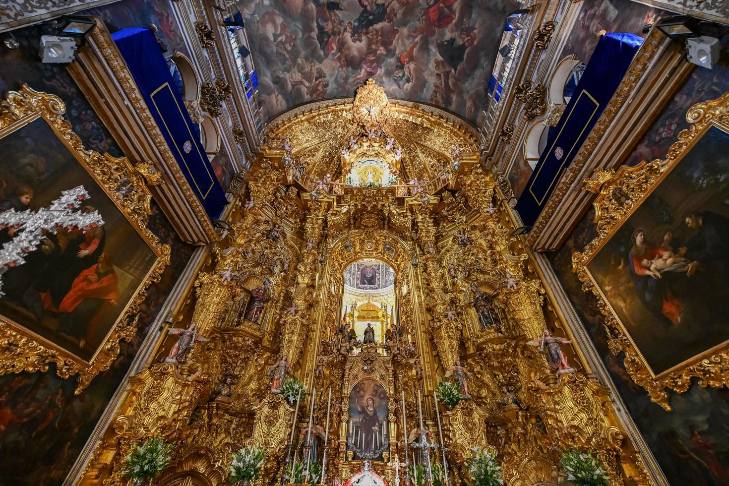 granada, Spagna - nov 30, 2021, interno di il granada Cattedrale nel granada, Spagna. foto