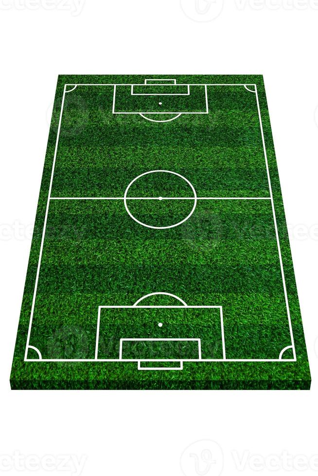 calcio campo elementi vista, verde erba calcio campo di artificiale erba sfondo ,giocando campo di calcio, bianco Linee quello delimitare il le zone foto