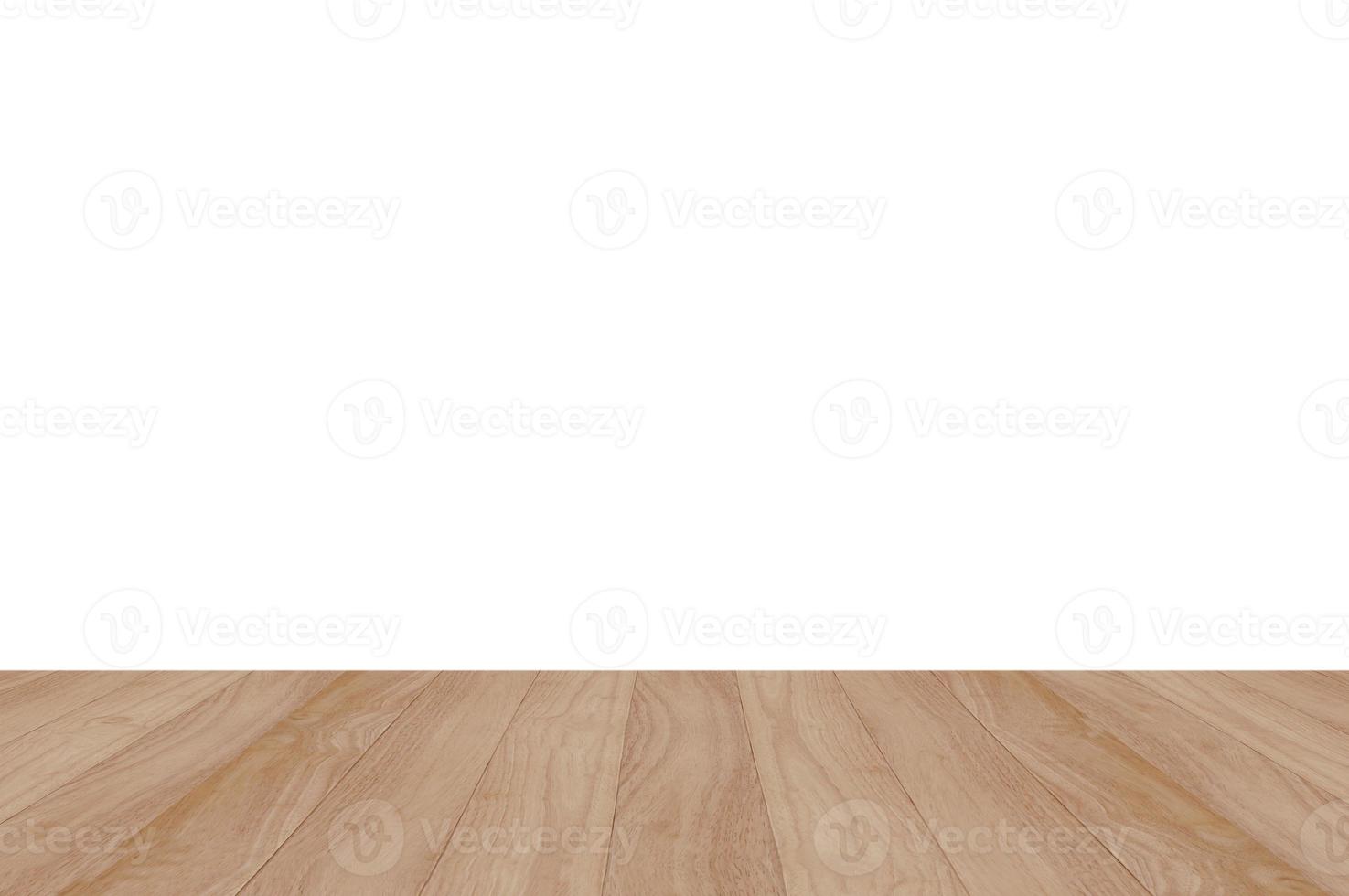mensola in legno su sfondo bianco foto
