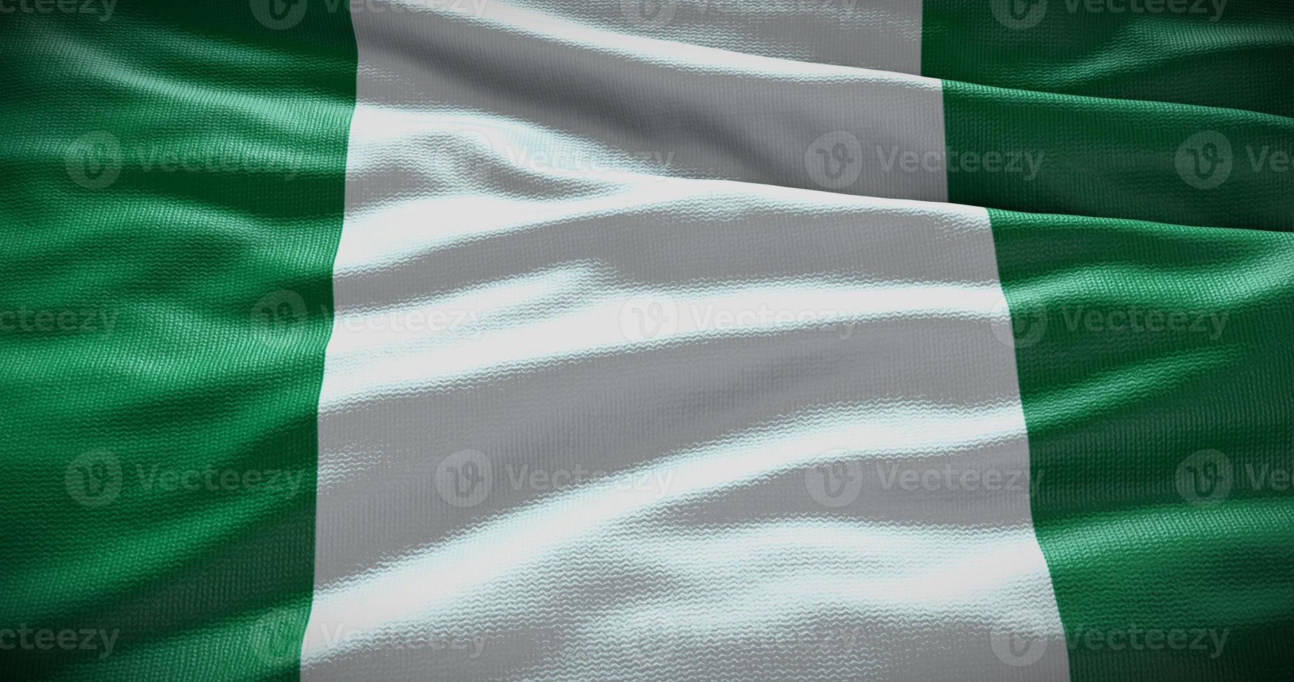 Nigeria nazionale bandiera sfondo illustrazione. simbolo di nazione foto