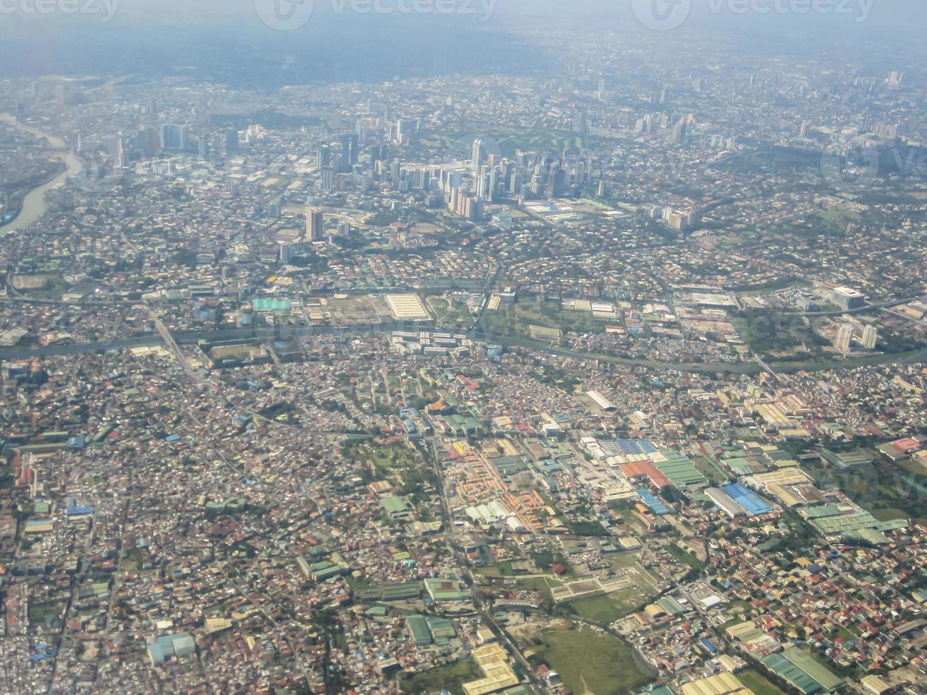 vista del paesaggio urbano di Bangkok foto