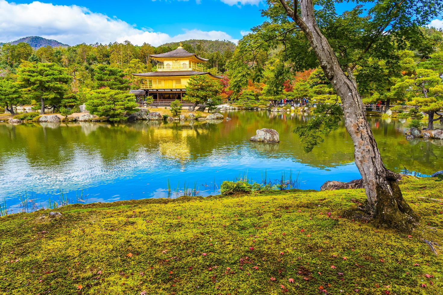 tempio kinkakuji o padiglione d'oro a kyoto, giappone foto