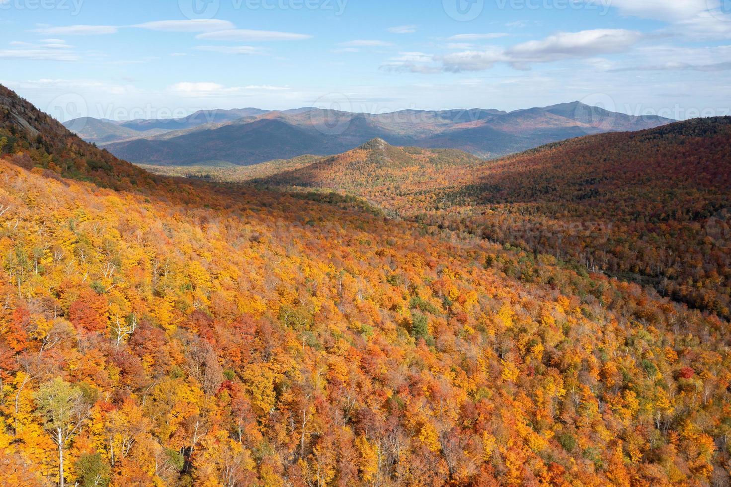 picco autunno fogliame nel acuto, nuovo York di cascata lago. foto