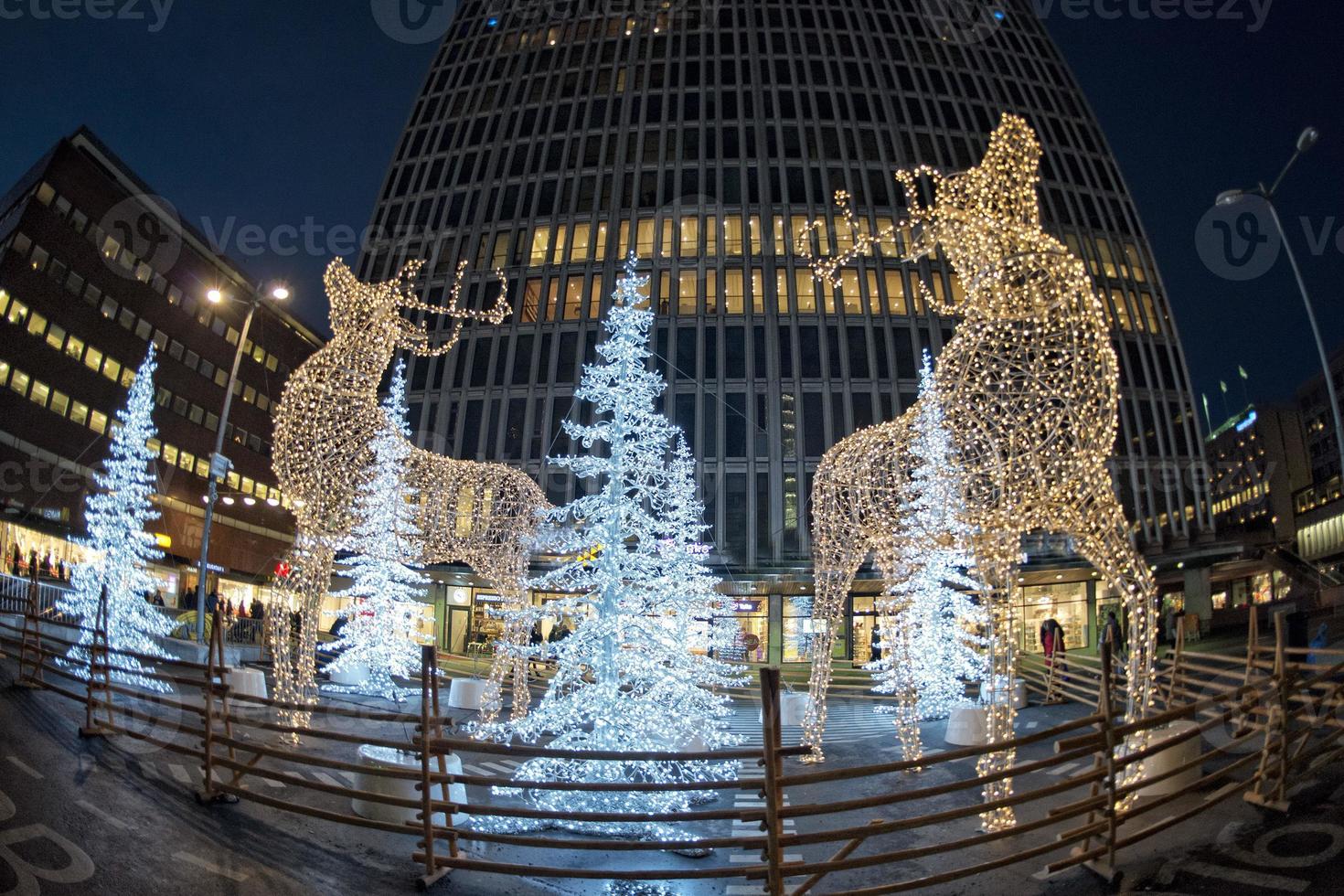 Natale strade luci foto