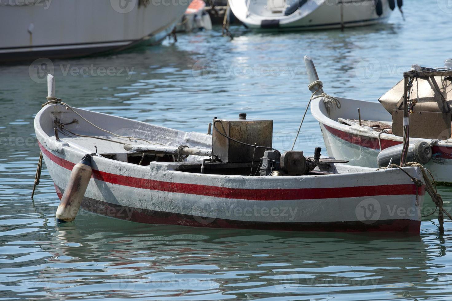 pesca netto sospeso per essiccazione foto