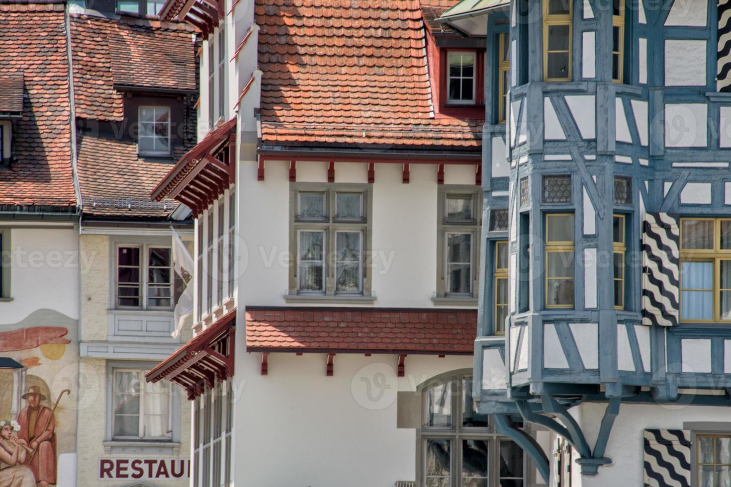 santo gallen zurigo cantone svizzero storico case foto
