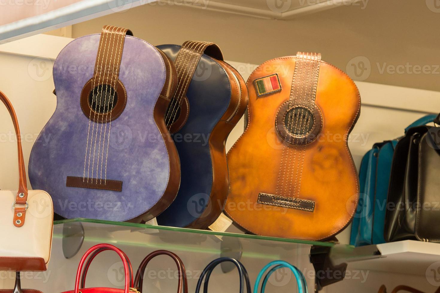 chitarra forma pelle donna Borsa foto