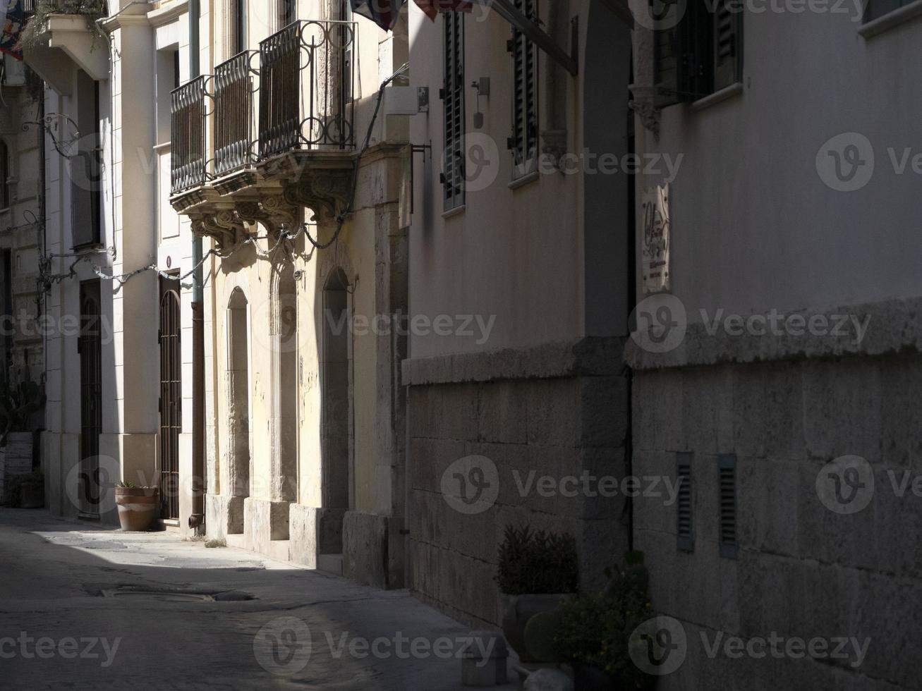 ortigia siracusa vecchio cittadina allet piccolo strade foto