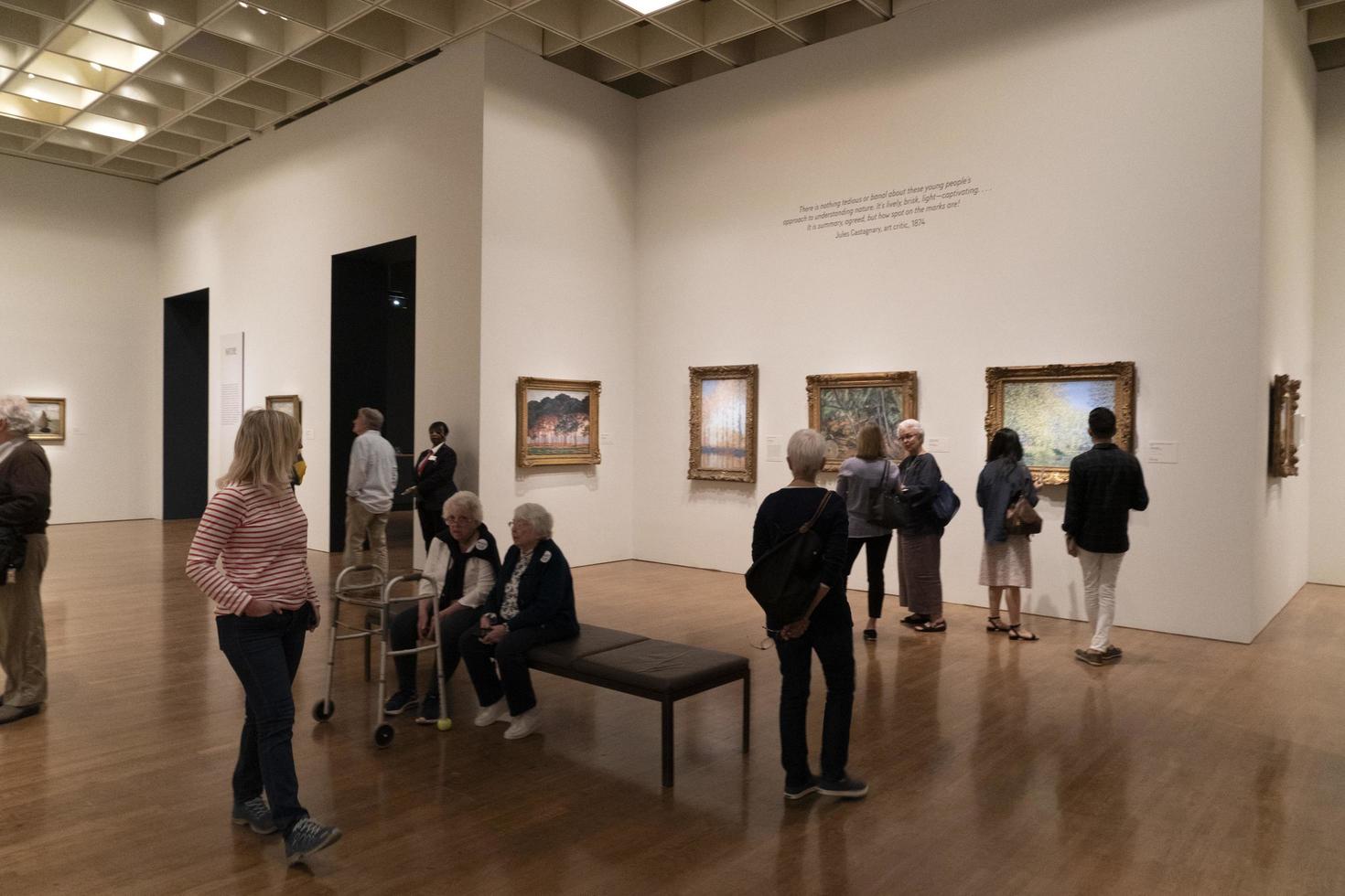 Filadelfia, Stati Uniti d'America - aprile 30 2019 - il impressionista occhio mostra a Museo di arte foto