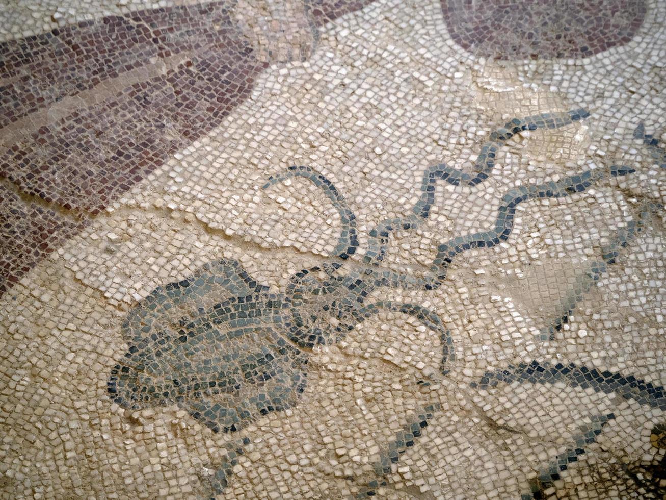 antico romano mosaico di villa del casale, sicilia foto