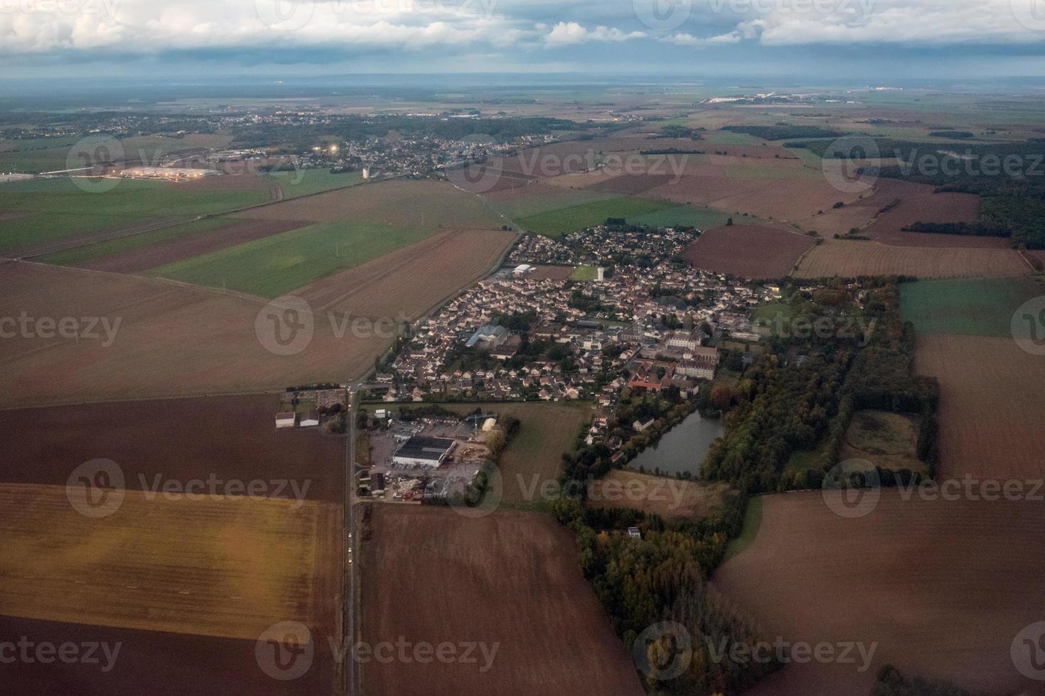 Francia Parigi regione allevato i campi aereo Visualizza foto