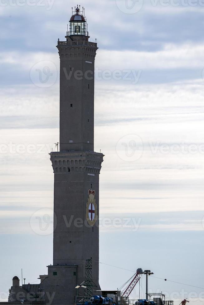 Genova lanterna faro città simbolo foto