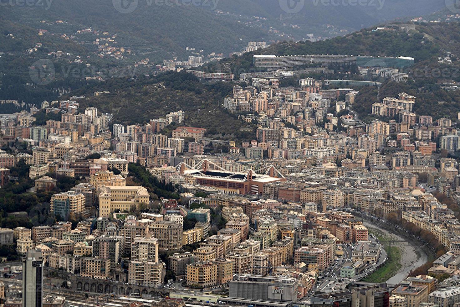 Genova cittadina marassi calcio stadio aereo Visualizza foto