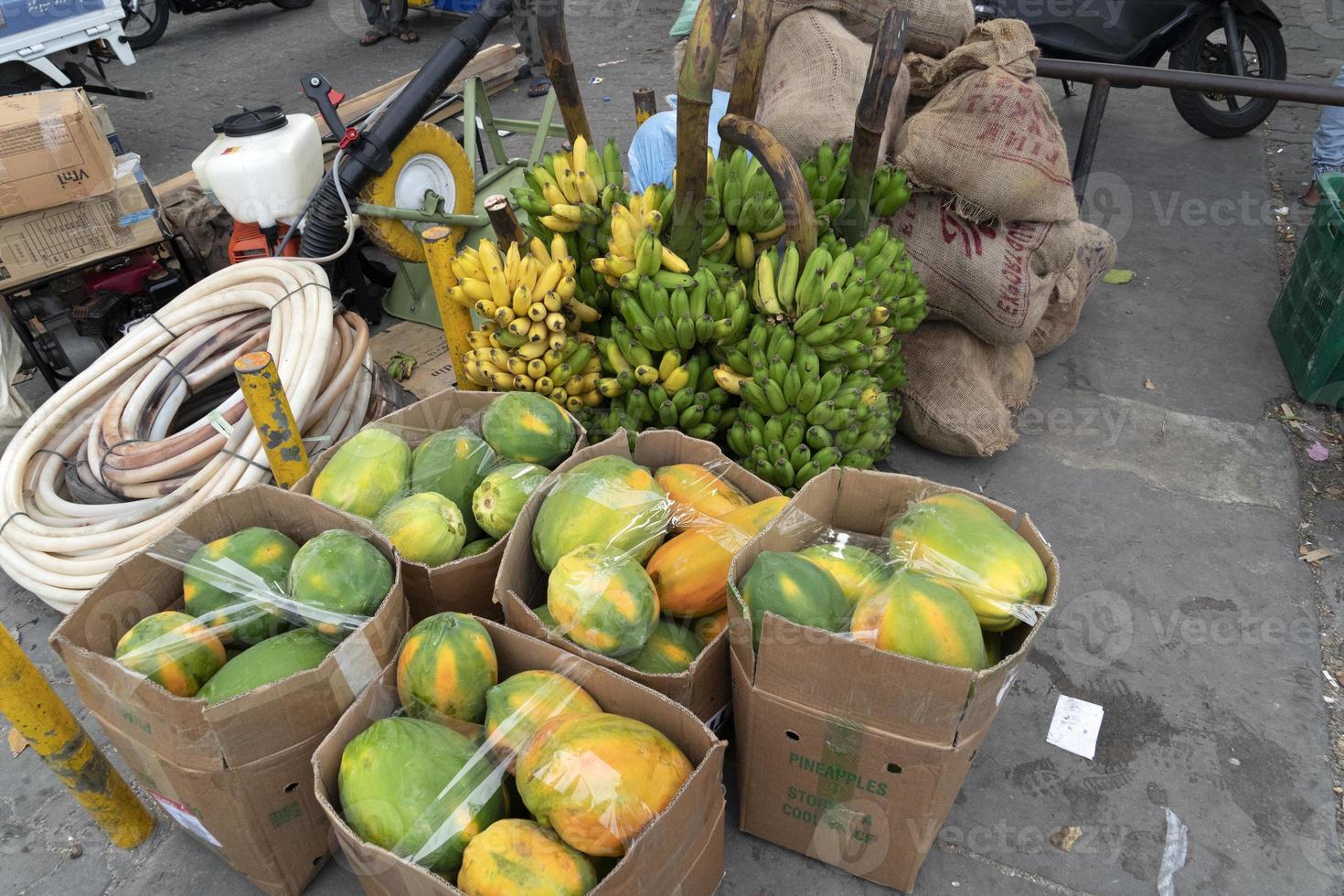 maschio Maldive frutta e verdure mercato foto