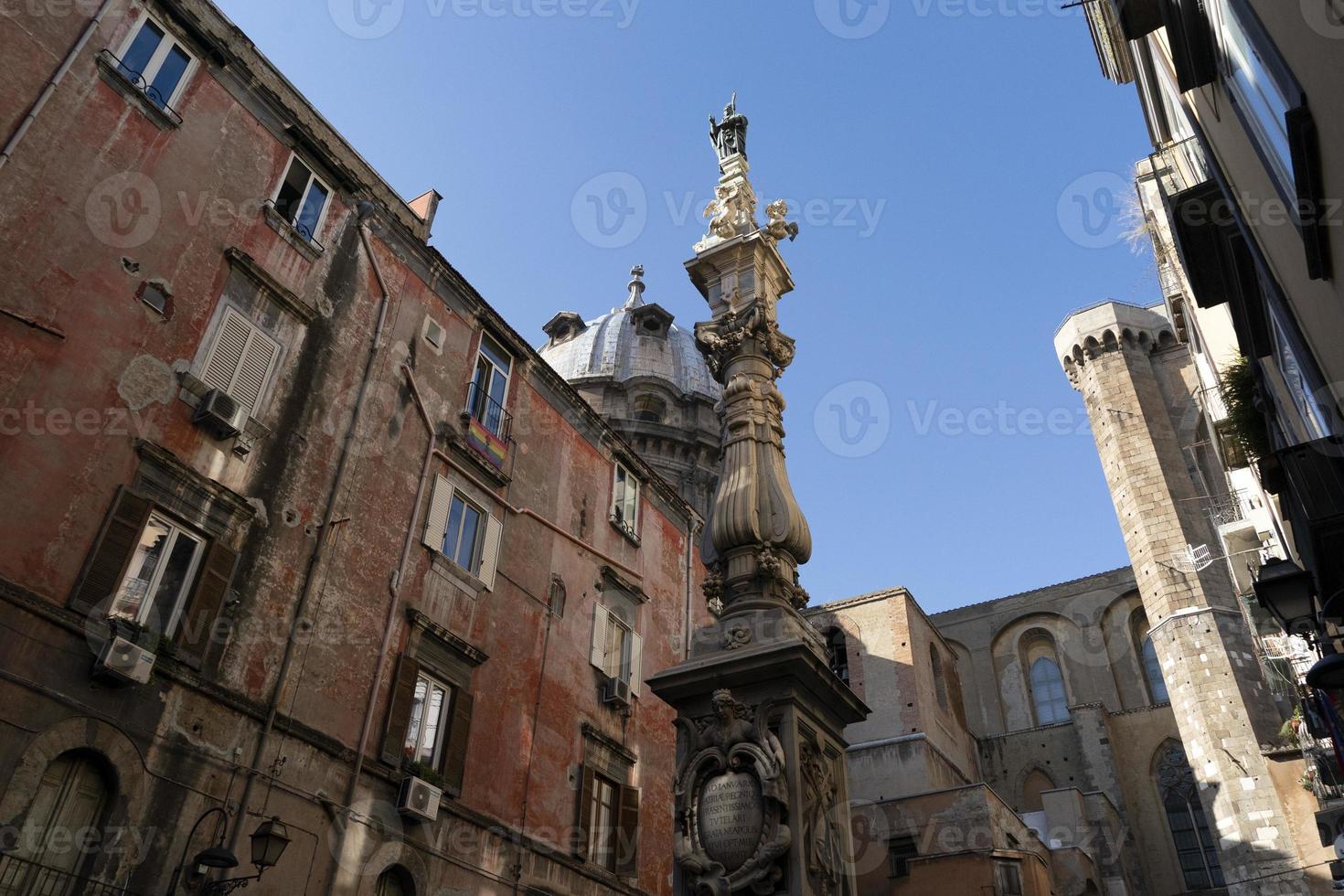 Napoli vecchio cittadina strada foto