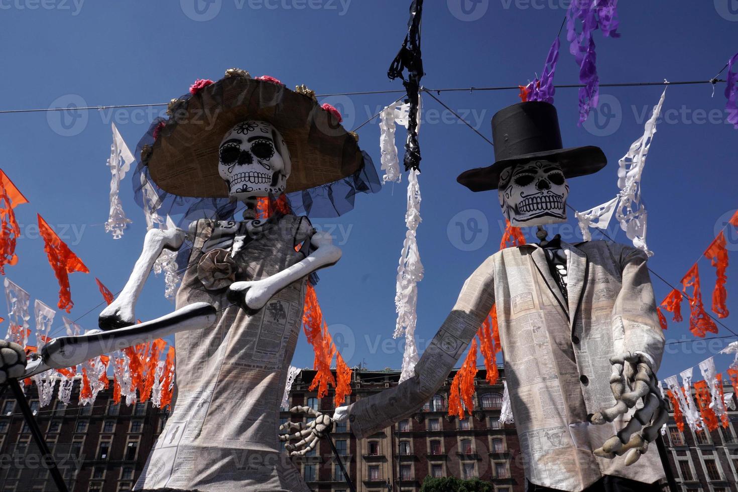 Messico città, Messico - novembre 5 2017 - giorno di morto celebrazione foto