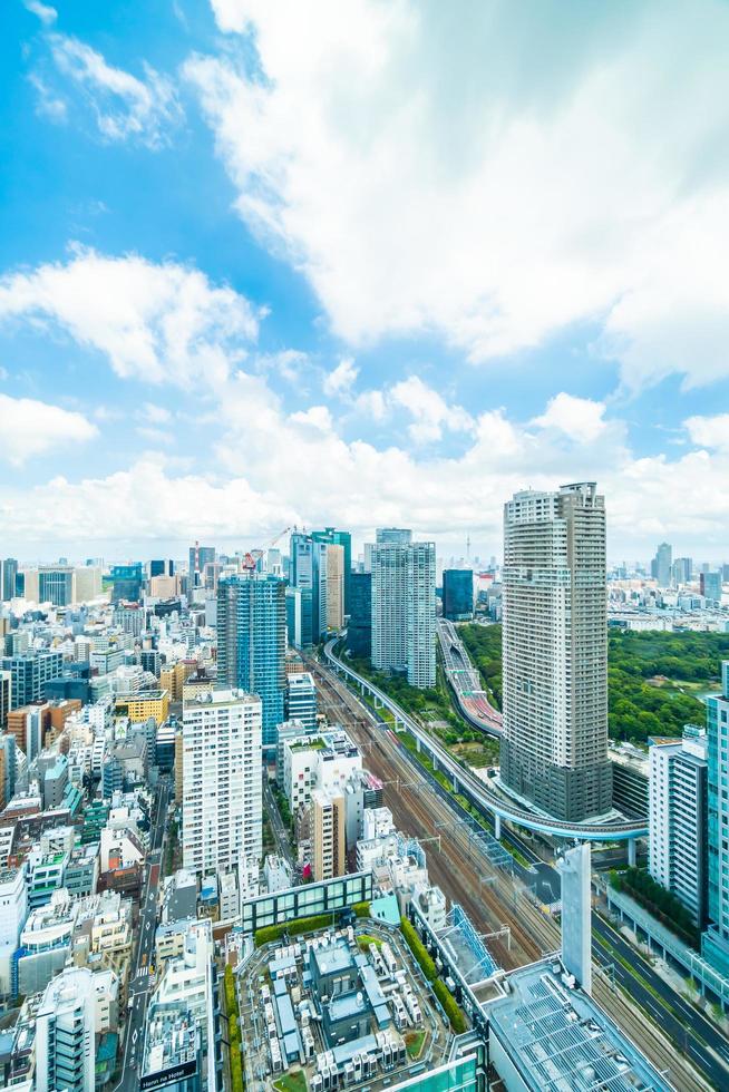 edifici nella città di tokyo, giappone foto