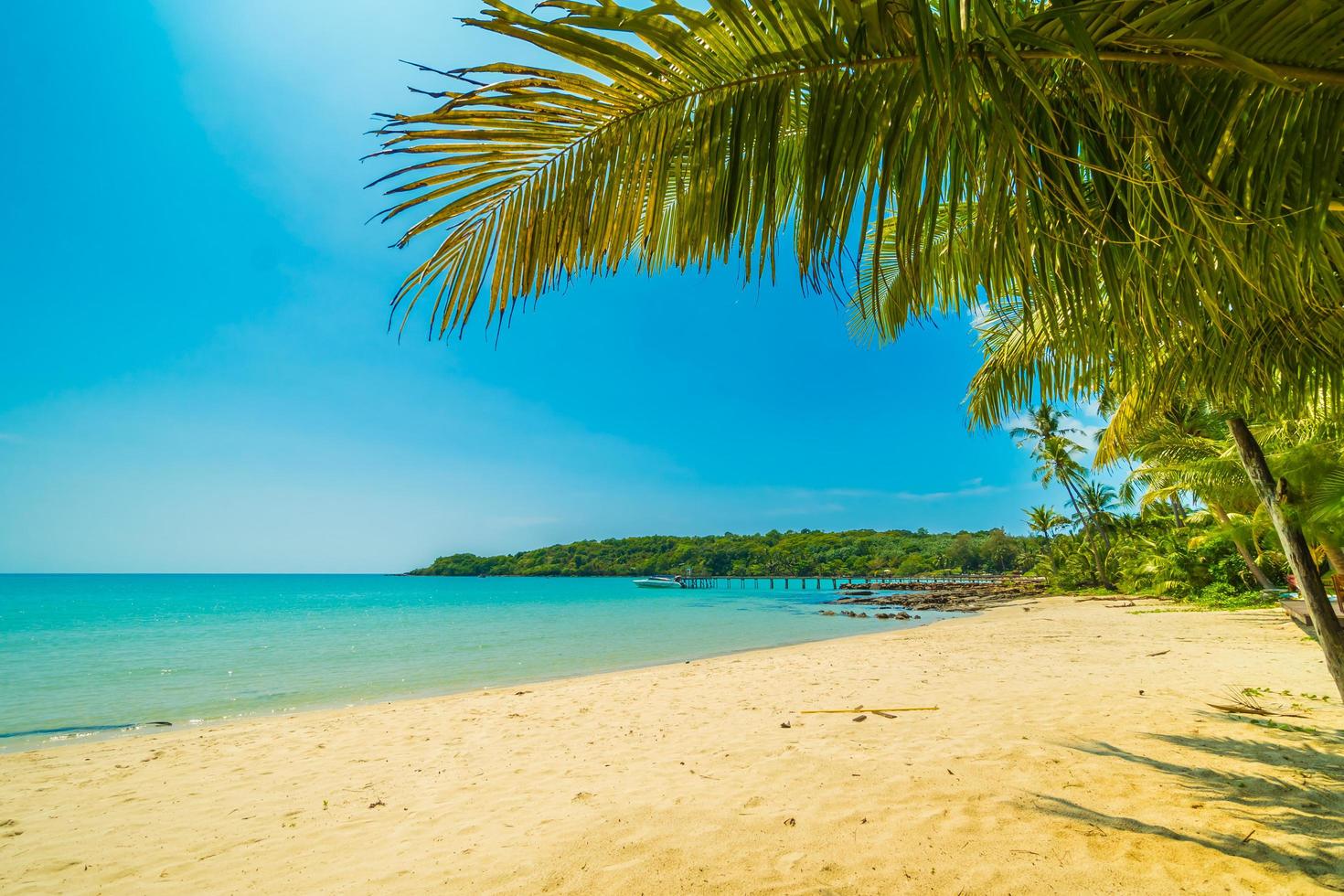 bellissima spiaggia tropicale foto