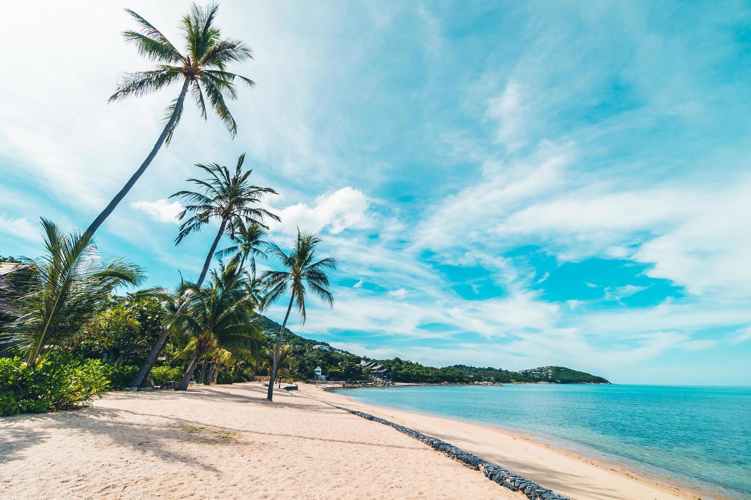 bellissima spiaggia tropicale foto