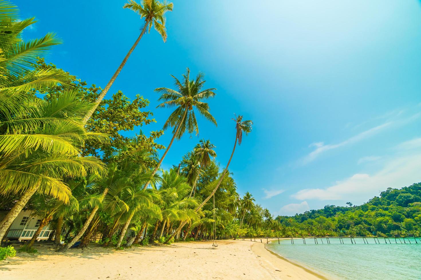 bellissima spiaggia tropicale foto